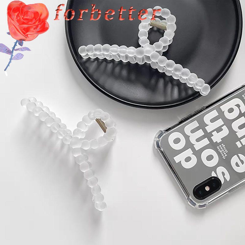 Kẹp tóc bằng acrylic màu sắc ngọt ngào kiểu dáng đơn giản dành cho nữ