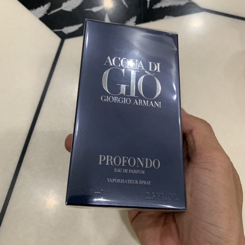 Nước hoa nam Giorgio Armani Acqua Di Giò Profondo edp 75ml fullbox