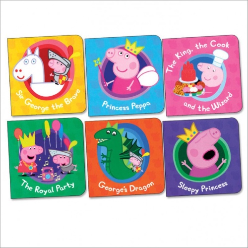 Sách thiếu nhi tiếng Anh - Peppa Pig: Fairy Tale Little Library bìa cứng