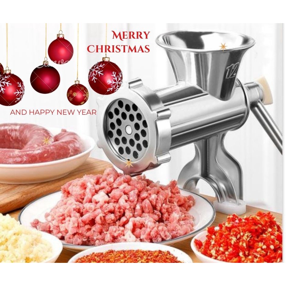 Máy Xay thịt , xay cua quay tay cỡ to,  Máy xay thịt quay tay để bàn, Xay thịt , xay cua quay tay cỡ đại