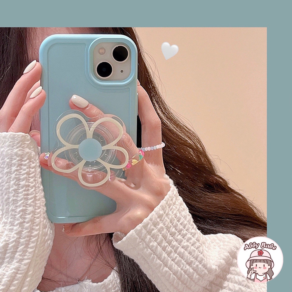 Ốp Điện Thoại Silicone Mềm Họa Tiết Hoa Đơn Giản Chống Mồ Hôi Cho IPhone 14 Pro Max 11 7Plus 13 12 11 Pro Max X XS