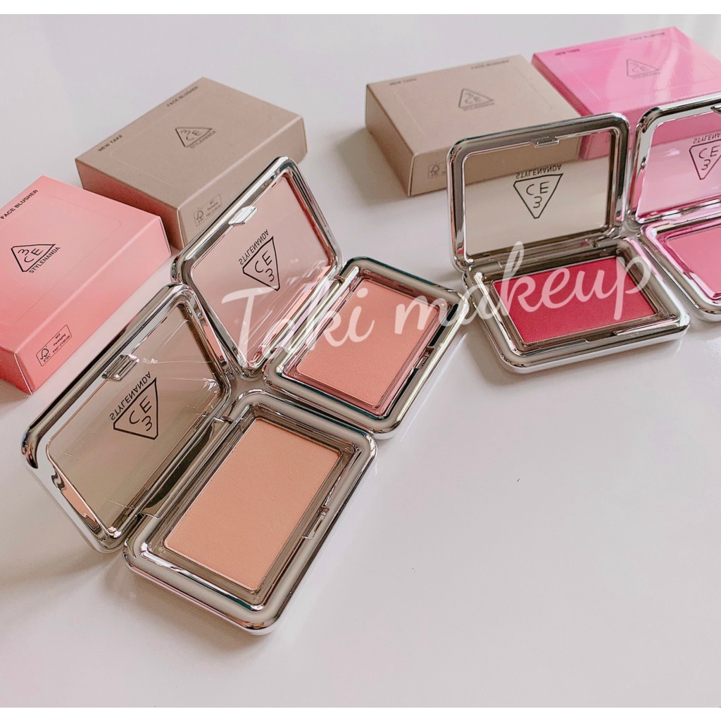 Má Hồng 3CE New Take Face Blusher [Youth Pink- The Motion- Haze Beige-Enjoyable-Friendly] | BigBuy360 - bigbuy360.vn