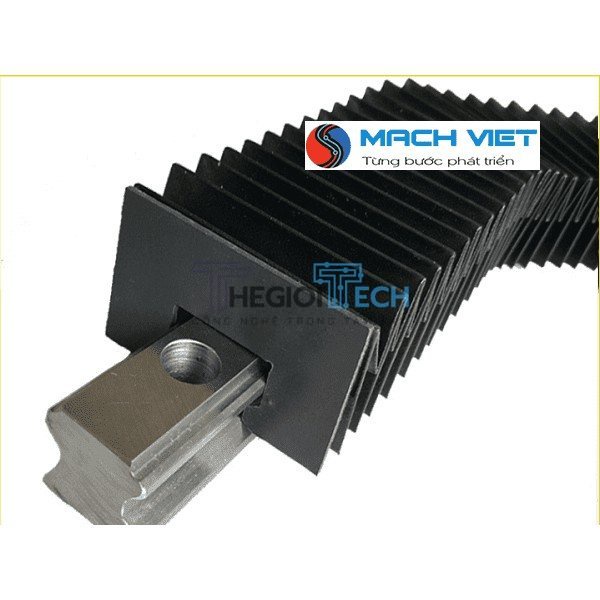 Tấm chắn bụi chữ U ray trượt vuông - ray vuông 20