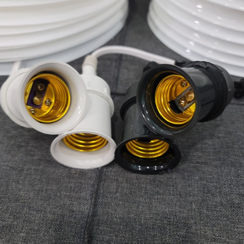 Chóa đèn nhựa - chao đèn nhựa - nhôm hình tô - dĩa - Đuôi kính nước E27