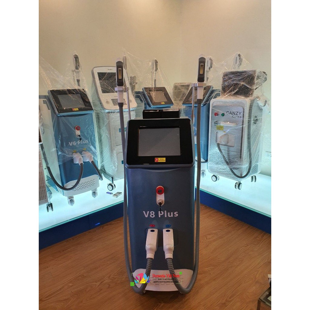 Máy triệt lông V8 Plus 2in1 triệt lông laser xóa xăm