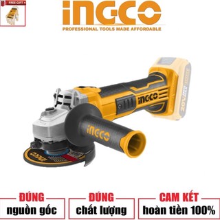 Ingco máy mài góc dùng pin 20v-100mm cagli1001