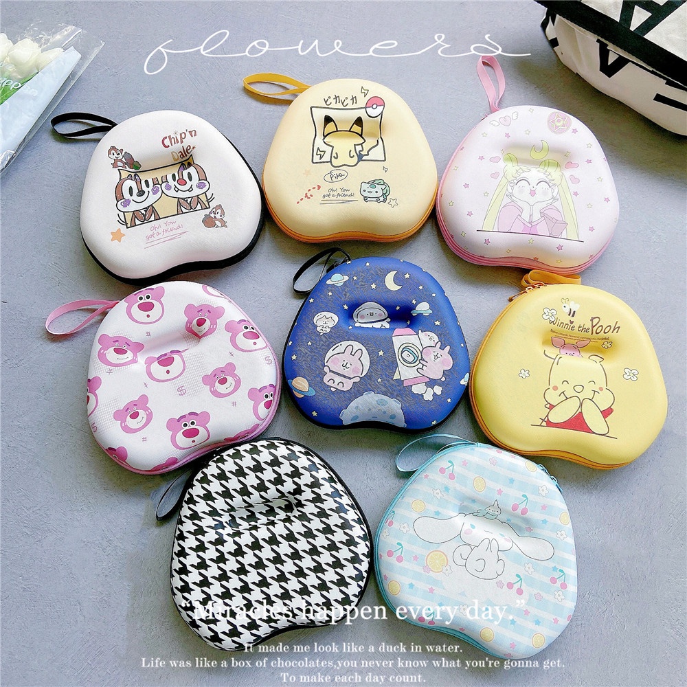 Vỏ Bảo Vệ Hộp Đựng Tai Nghe airpods Hình Túi Xách Gấu pooh & pikachu Đáng Yêu