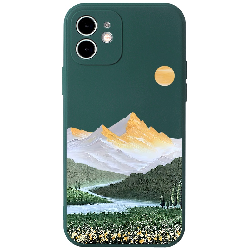 Ốp lưng JURSUE mềm chống bẩn chống sốc hình độc lạ Cho iPhone 14 13 12 11 Pro Max SE 2020 X XR XS 8 7 ip 6S 6 Plus Y2664