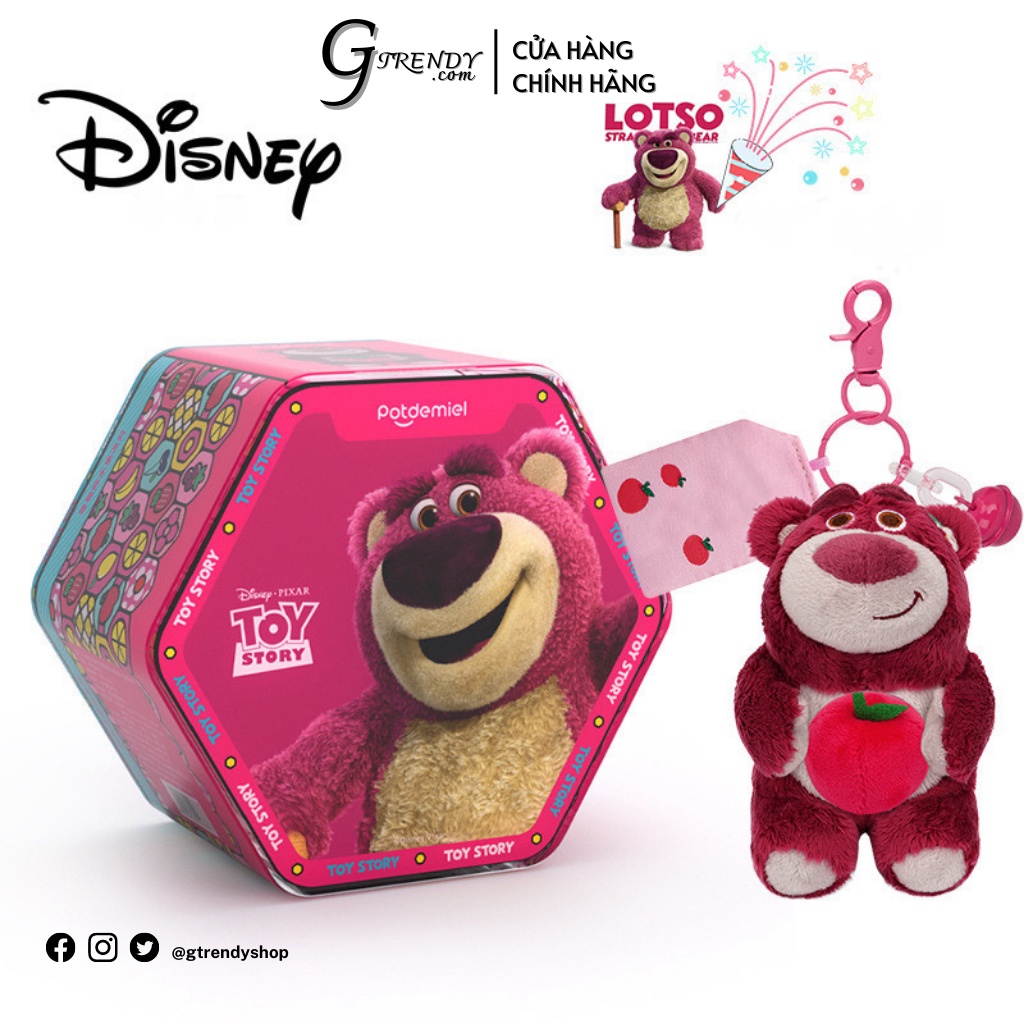 Chính hãng disney hộp ngạc nhiên blindbox gấu dâu lotso thơm mùi dâu toy - ảnh sản phẩm 3