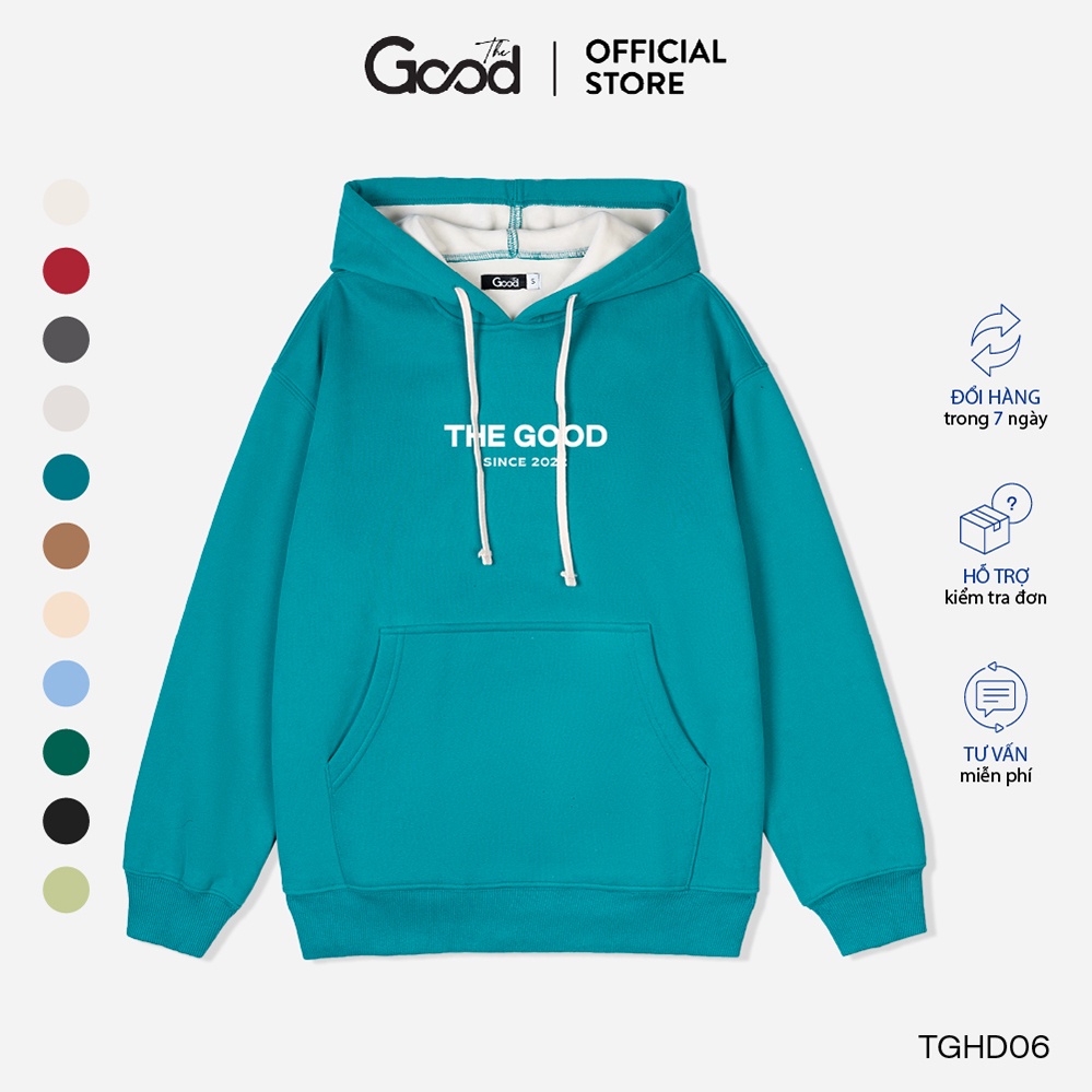Áo Nỉ Lót Lông Có Mũ Thời Trang THE GOOD/ Basic Hoodie