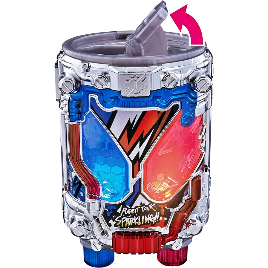 Mô hình đồ chơi chính hãng Bandai DX Rabbit Tank Sparkling Full Bottle - Kamen Rider Build
