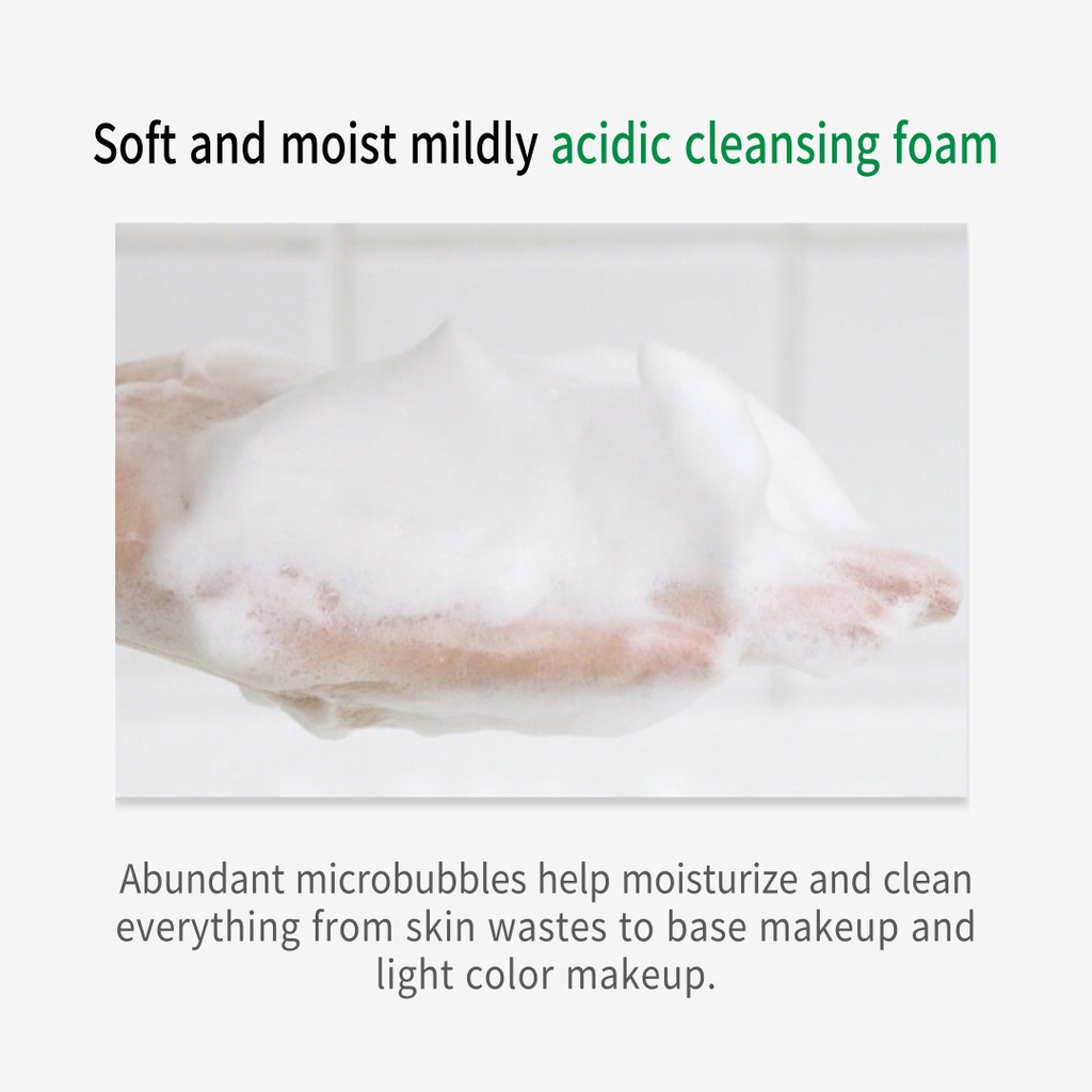 Hãy làm cho tôi an toàn. Sữa Rửa Mặt Bọt Tuyết Tính Thấp 150ml / ± 0.6) Giúp Giảm Đau Và Làm Sạch Da