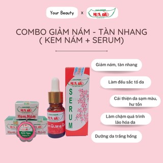 Combo Kem Nám Hoa Đào + Serum Hoa Đào Thingroup size bé