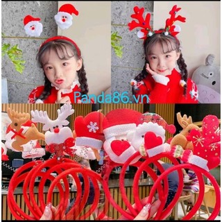 Băng đô noel - bờm cài tóc giáng sinh dễ thương thời trang 2023 cho bé - cài tóc noel dễ thương cho bé - quà tặng bé