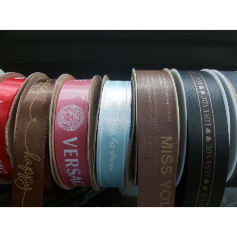 1 MÉT RUY BĂNG LỤA BÓ HOA HÀN QUỐC - DÂY NƠ LỤA CÓ HỌA TIẾT GÓI QUÀ