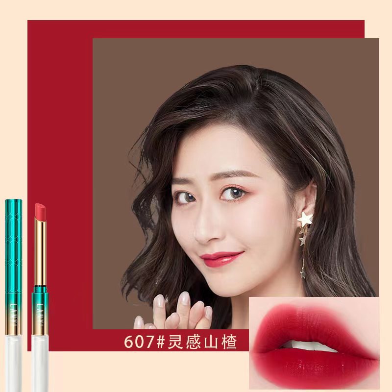 Son Môi Hai Đầu Khóa Màu Sắc Thời Trang Thương Hiệu Lanyi