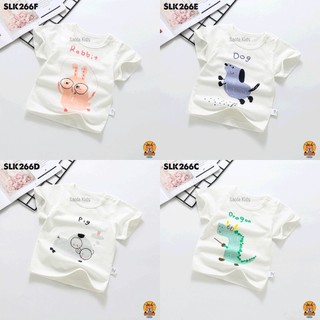 Áo phông cotton Quảng Châu cao cấp nhà Saola Kids - SLK266