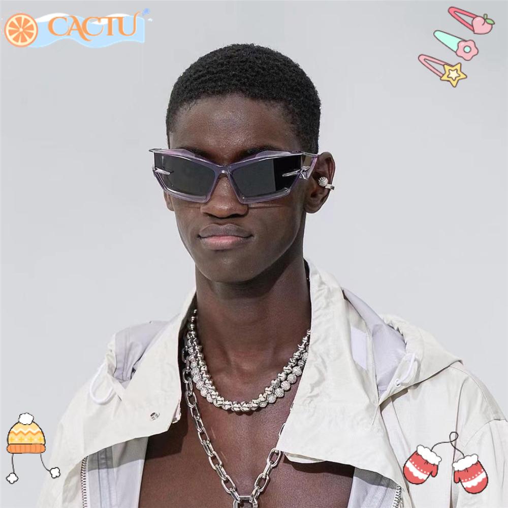 Kính Râm Thể Thao Tròng Mắt Mèo Chống Tia UV400 Phong Cách Steampunk