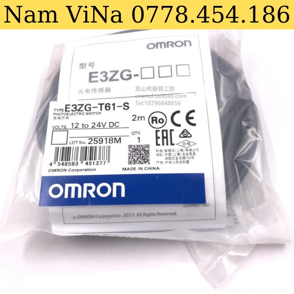 [Xuất vat] Cảm biến quang thu phát rời . E3ZG-T61-S 2M