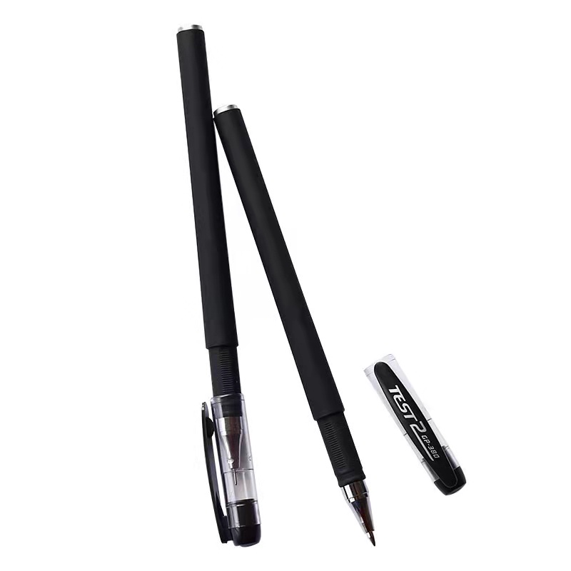 Mũ bút trung tính có chữ ký chữ nhật Nhật Bản đơn giản Matte Black Pen 0.5mm Kim Tube Viết văn phòng Vật tư bài kiểm tra sinh viên Bút đặc biệt