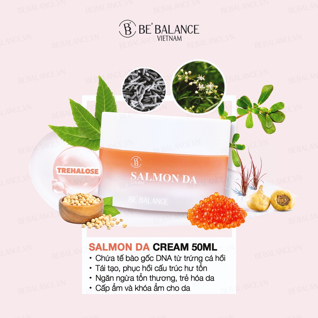 [DATE 2024] Be'Balance Kem dưỡng chống lão hoá Salmon Cream (50ml)