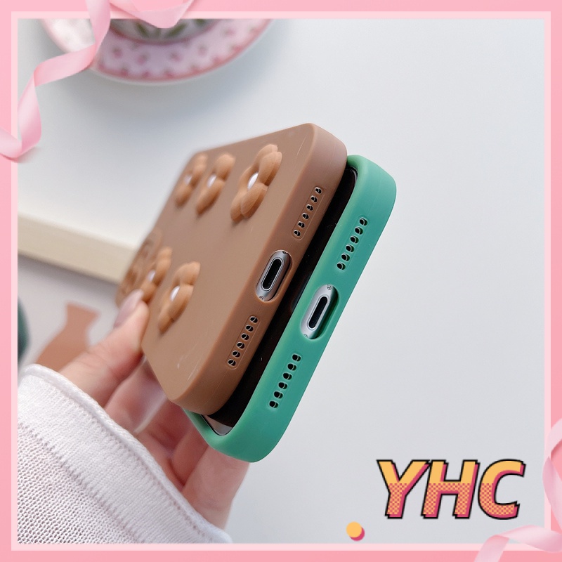 ốp iphone In Hình Hoa 3D Cho Iphone6 6splus 7 7plus 8plus XR x xs 12 11 pro max plus 13 promax-072