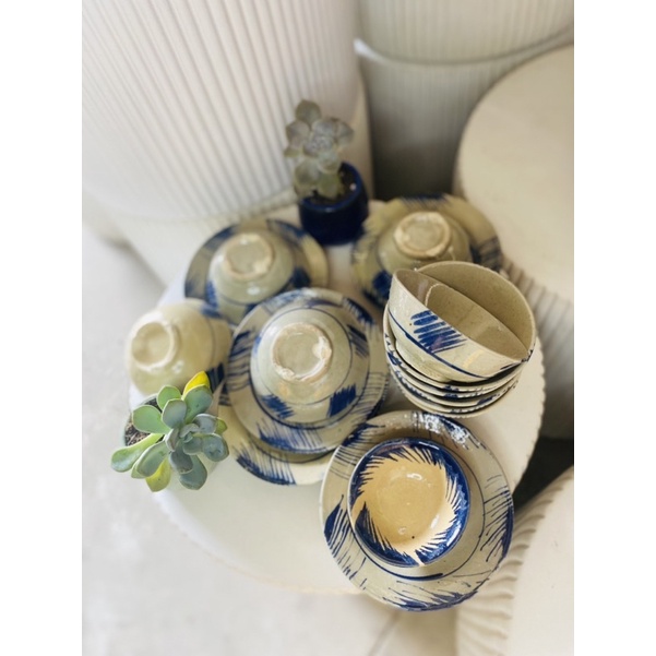 Combo 1 Chén Phêch + 1 Dĩa phếch Xưa Nam Bộ + Tặng 1 Chén Chấm