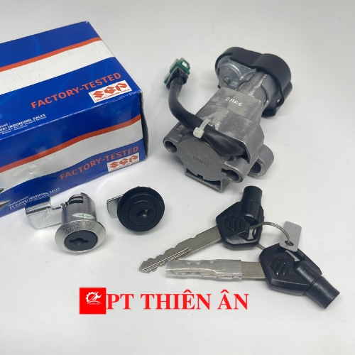 Bộ khóa máy (Bộ ổ khóa) Raider Fi, Satria Fi Zin Chính Hãng Suzuki Indonesia - PT THIÊN ÂN