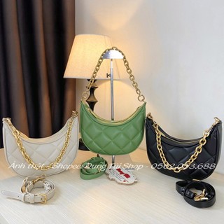Túi nữ đeo vai + đeo chéo size 21 dáng xuồng sang trọng ck2-40270994 full màu