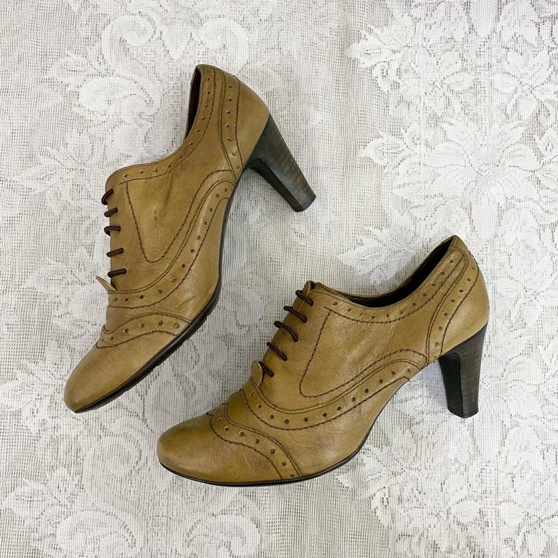 Giày da cao gót 2hand