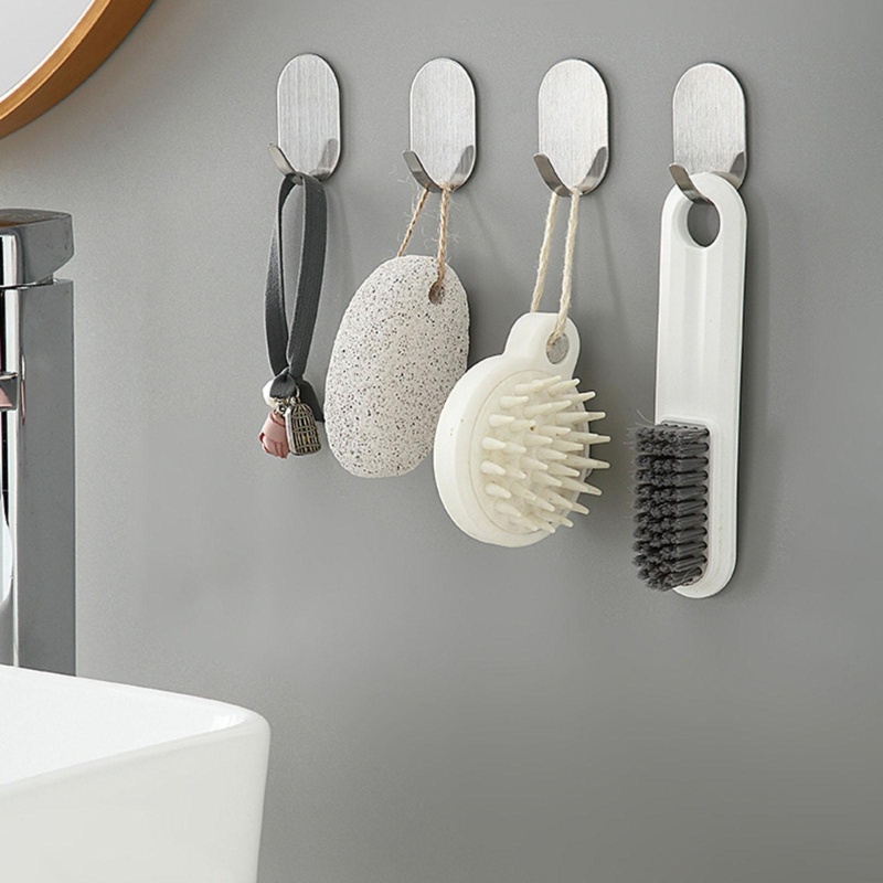 Móc Treo Quần Áo Dán Tường Chịu Tải Mạnh Không Để Lại Dấu Vết