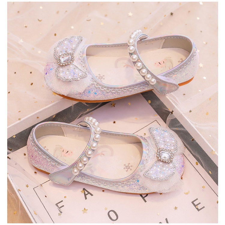 Giày công chúa Elsa búp bê cho bé gái 2-7 tuổi mẫu mới 2022