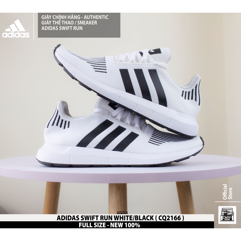 😘  Giày 𝘼𝒅𝙞𝒅𝙖𝒔 Swift Run WHITE BLACK + BLACK RED WHITE  - HÀNG CHÍNH HÃNG 100%