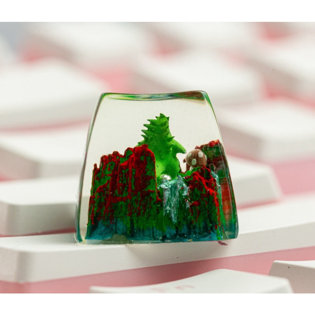 Nút bàn phím Tyranitar Pokemon, Keycap artisan phù hợp cho bàn phím cơ tiêu chuẩn, SA profile
