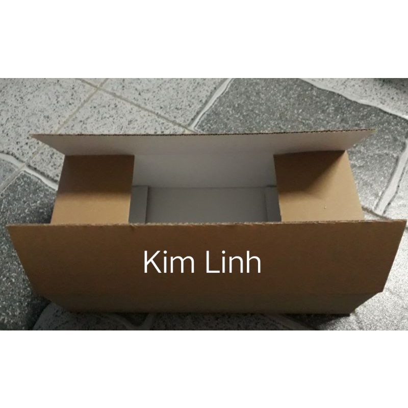 100 HỘP GIẤY SIZE 18x8x8 HỘP MẶT TRONG TRẮNG NGOÀI NÂU