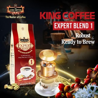 Cà Phê Rang Xay EXPERT BLEND 1 KING COFFEE Gói 500GR
