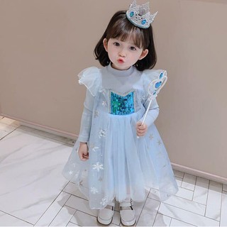 Váy công chúa elsa  bồng bềnh