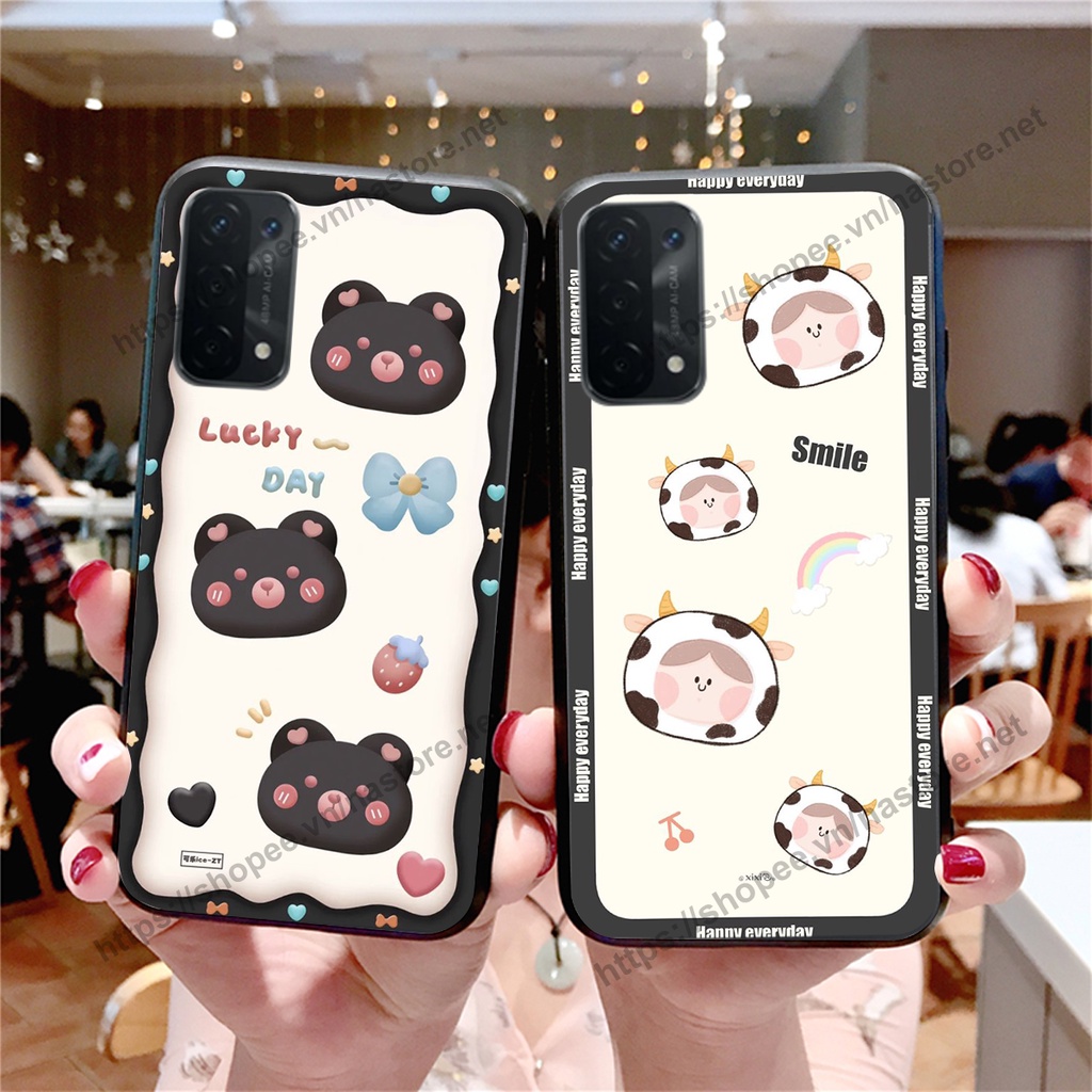 Ốp lưng Oppo A54 / A55 4G / A55 5G cute, hoạt hình 3d đáng yêu cute giá rẻ