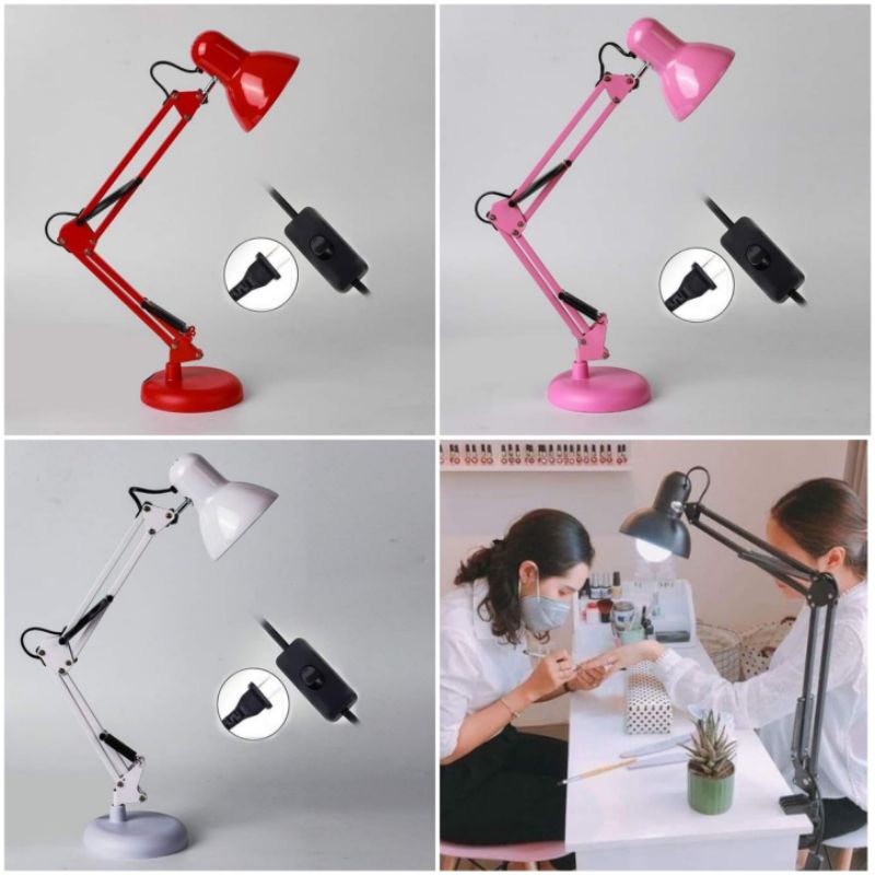 🔮 Đèn Kẹp Bàn 2in1 dùng làm Nail, Nối Mi, Phun Xăm, Đèn Học...