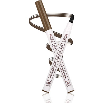 Bút Kẻ Lông Mày Dạng Lỏng 4 Ngòi Tạo Hiệu Ứng 3D Tự Nhiên Không Phai Màu Không Thấm Nước