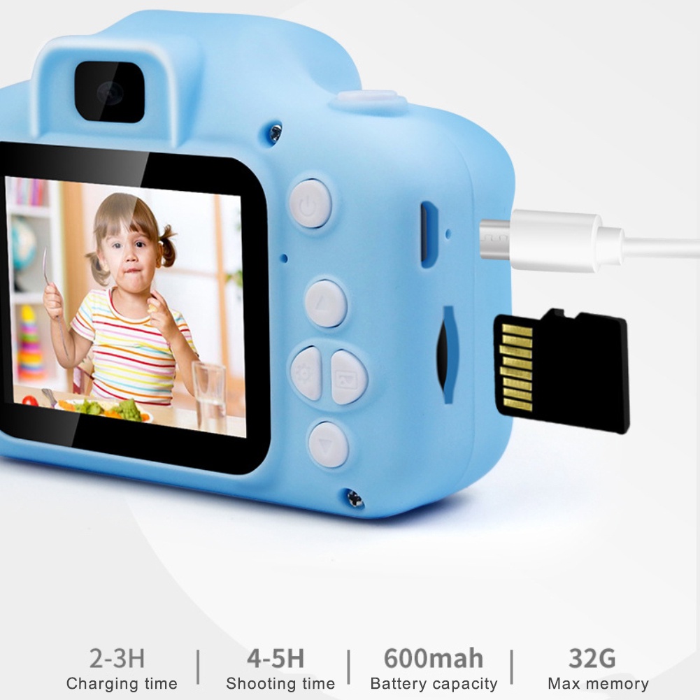 X5s Vỏ Bảo Vệ Kỹ Thuật Số Cho Trẻ Em Có Máy Ảnh Hoạt Hình Máy Quay Video Mini Chống Nước Màn Hình Ips Hd 2 Inch Cho Bé Trai Bé Gái Quà Tặng 【Pwatch】 | BigBuy360 - bigbuy360.vn