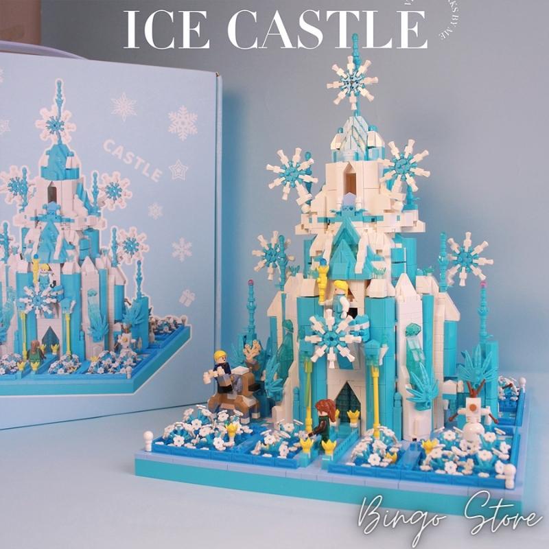 MÔ HÌNH ĐỒ CHƠI LẮP RÁP LÂU ĐÀI TUYẾT 3386+ CHI TIẾT