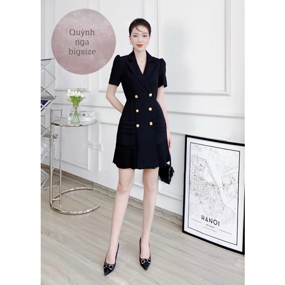 đầm vest bigsize có ảnh mẫu mặc