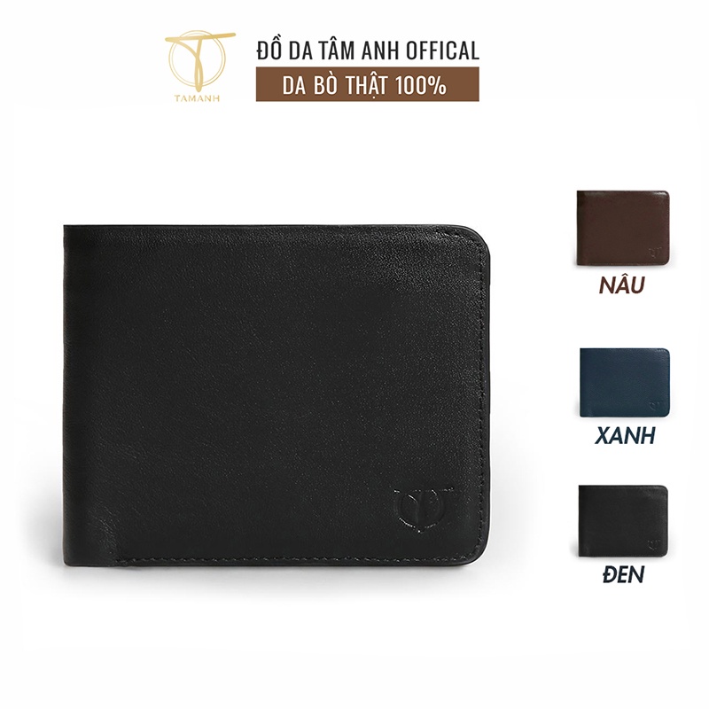 Ví da nam TÂM ANH da bò thật siêu mềm, siêu đẹp VTAN-626