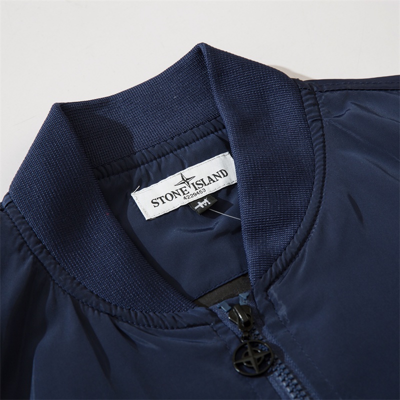 Áo Khoác Bomber Thêu Logo Stone Island100% Chính Hãng Dành Cho Nam