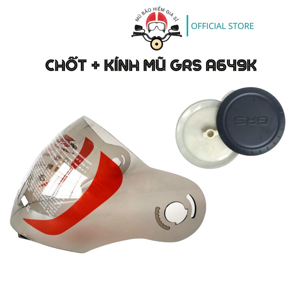 Kính rời thay thế cho mũ bảo hiểm GRS A649k