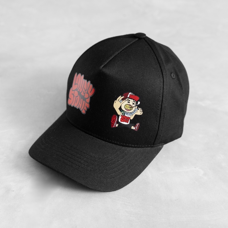 Mũ lưỡi chai Lonely Stonie đen cá tính