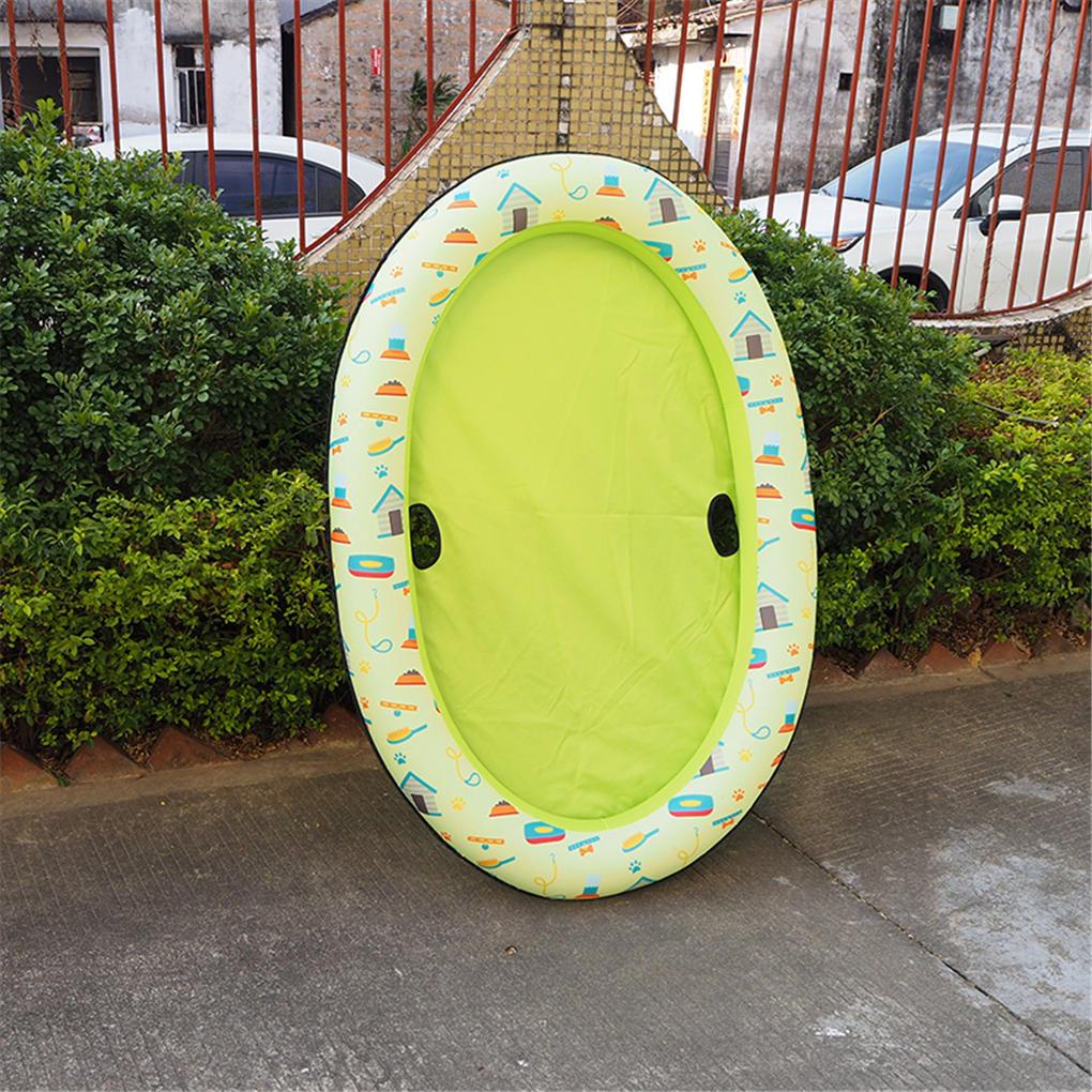 Phao Bơi Bơm Hơi Bằng PVC In Họa Tiết Độc Đáo Cho Thú Cưng