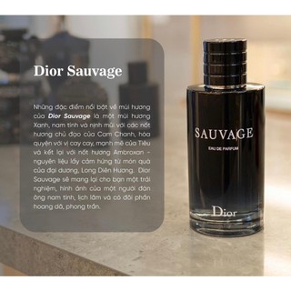 Nước hoa nam Sauvage EDP