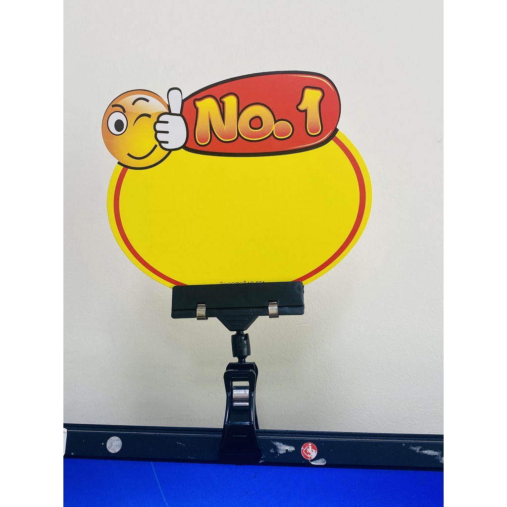 Gói giấy ghi tên, mức giảm giá sản phẩm 10 tờ màu sắc bắt mắt dùng với kẹp mica 2 đầu